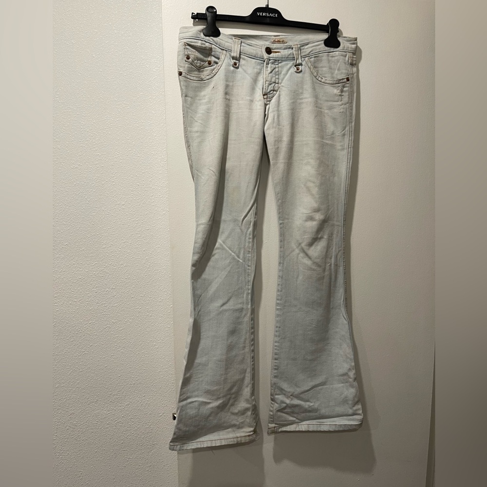 Frankie B vintage Light Blue Denim Pants‎